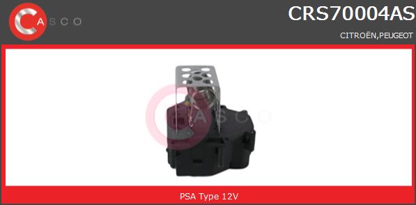 Rezystor wentylatora chłodnicy CASCO CRS70004AS