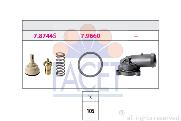 Termostat FACET 7.8744K