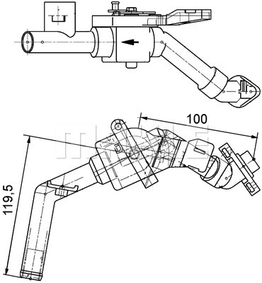 Zawór sterujący MAHLE CV 8 000P