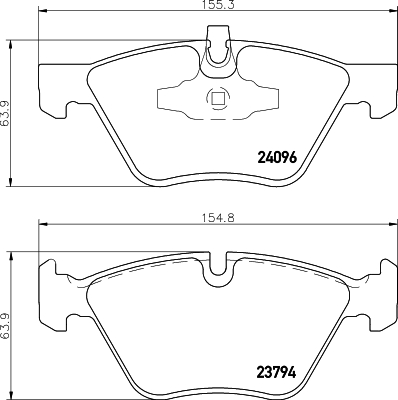 Klocki hamulcowe HELLA 8DB 355 011-941