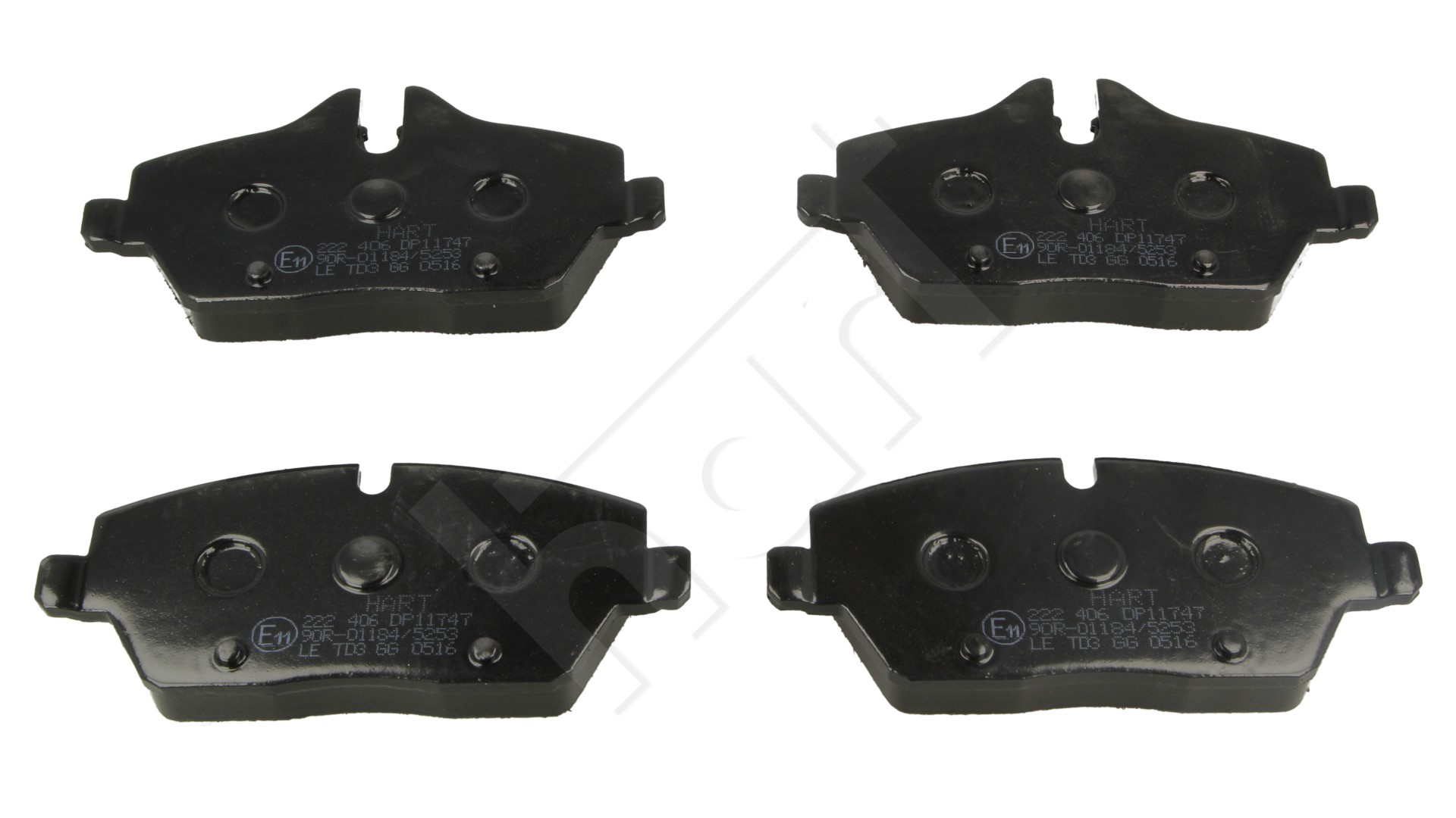 Klocki hamulcowe HART 222 406
