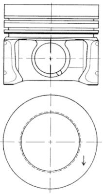 Tłok KOLBENSCHMIDT 41095620