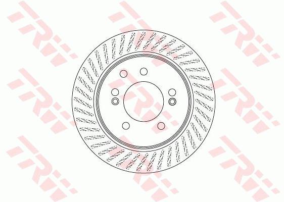Tarcza hamulcowa TRW DF6710