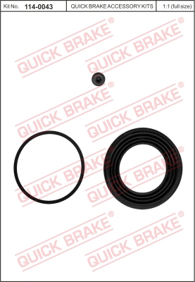 Zestaw naprawczy zacisku hamulcowego QUICK BRAKE 114-0043