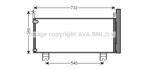 Skraplacz klimatyzacji AVA QUALITY COOLING TO5660D
