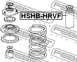 Osłona  miecha powietrznego FEBEST HSHB-HRVF