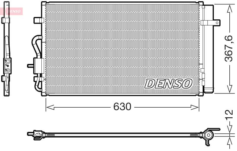 Skraplacz, klimatyzacja DENSO DCN20050