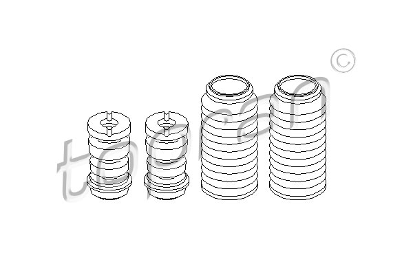 Komplet osłon i odbojów TOPRAN 914 104