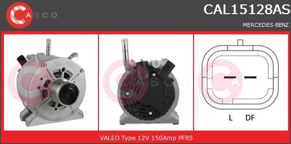 Alternator CASCO CAL15128AS