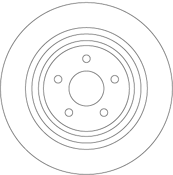 Tarcza hamulcowa TRW DF6976