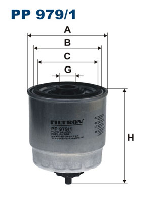 Filtr paliwa FILTRON PP979/1