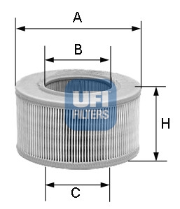 Filtr powietrza UFI 30.145.01