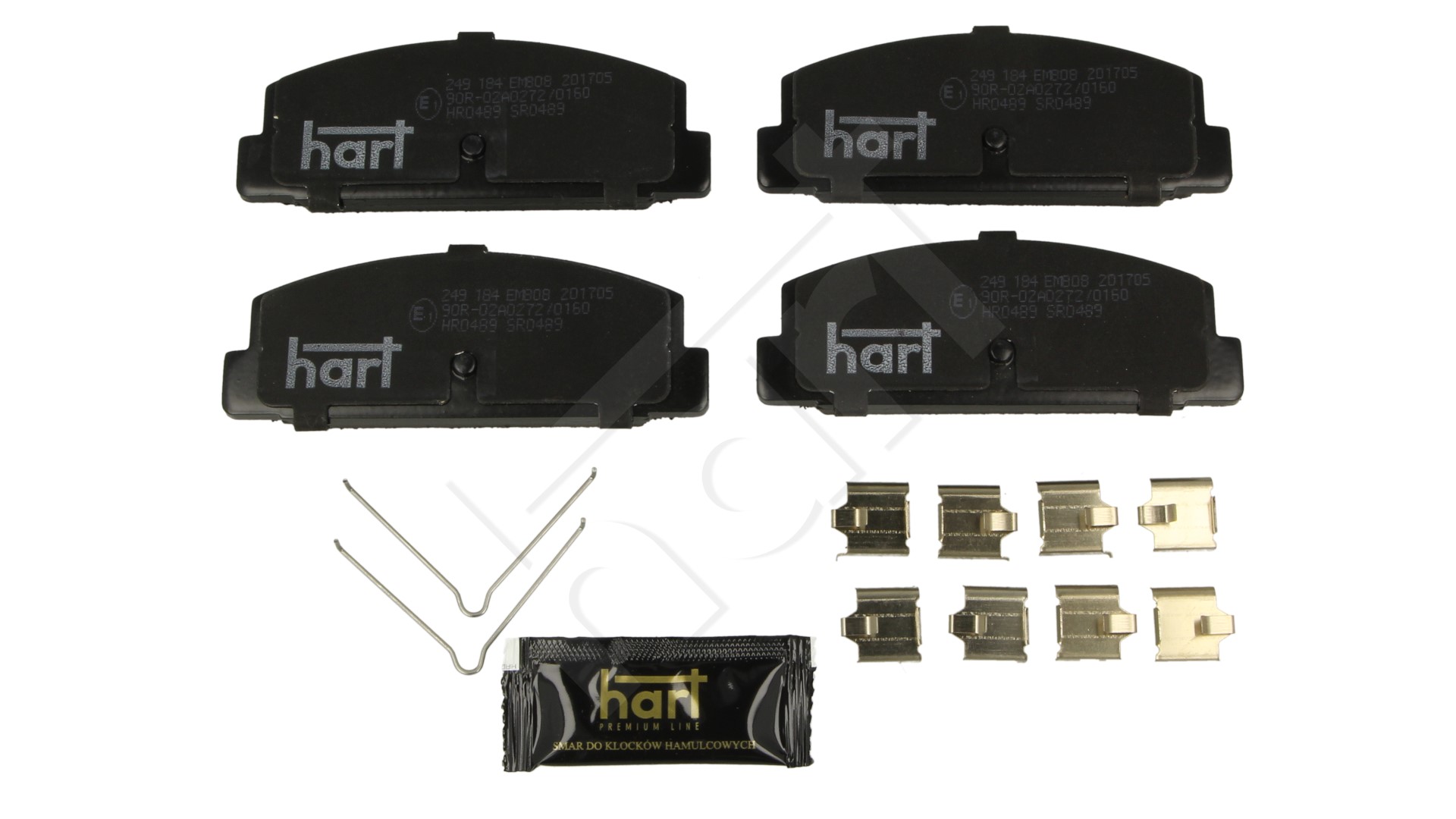 Klocki hamulcowe HART 249 184