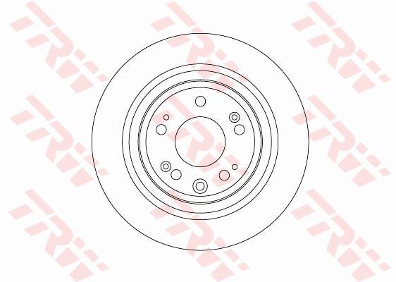 Tarcza hamulcowa TRW DF6678
