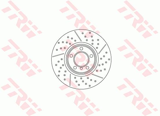 Tarcza hamulcowa TRW DF6604S
