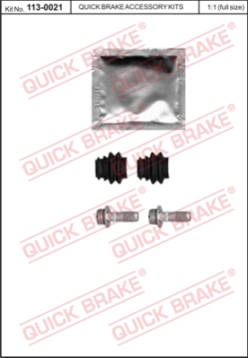 Zestaw naprawczy zacisk hamulcowy QUICK BRAKE 113-0021