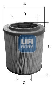 Filtr powietrza UFI 27.E34.00