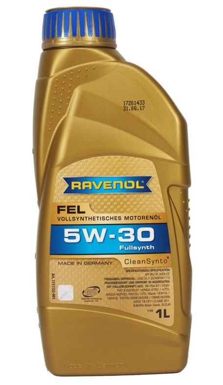 Olej silnikowy RAVENOL 5W30 FEL CleanSynto 1L