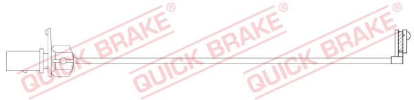 Czujnik zużycia klocków QUICK BRAKE WS 0302 A