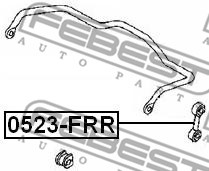 Łącznik stabilizatora FEBEST 0523-FRR