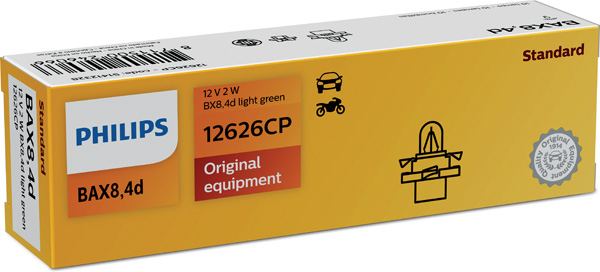 Żarówka oświetlenia przyrządów PHILIPS 12626CP