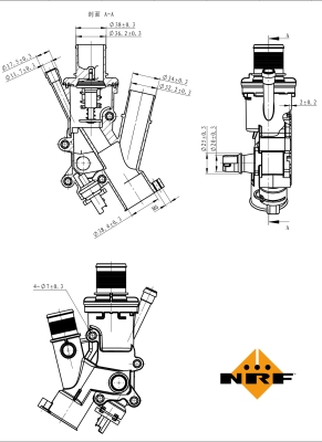 Termostat NRF 725165