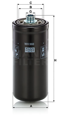 Filtr automatycznej skrzyni biegów MANN-FILTER WH 960