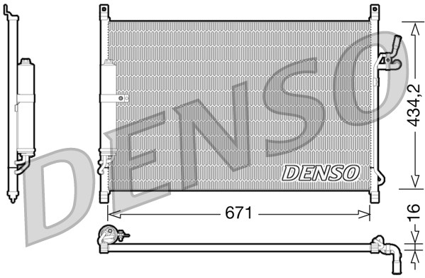 Skraplacz klimatyzacji DENSO DCN46015
