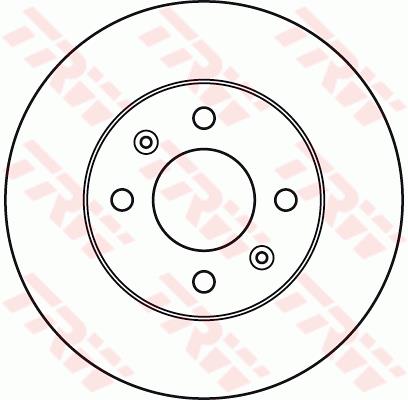 Tarcza hamulcowa TRW DF6040