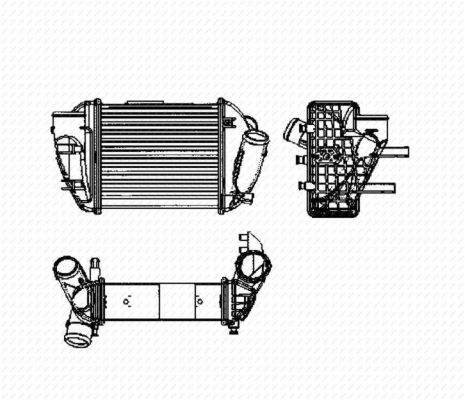Chłodnica powietrza intercooler NRF 30755