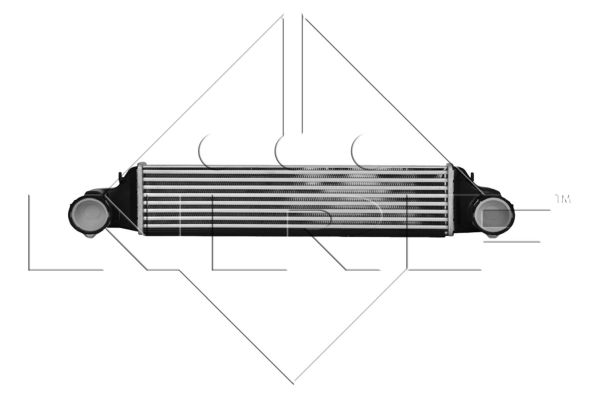 Chłodnica powietrza intercooler NRF 30165A