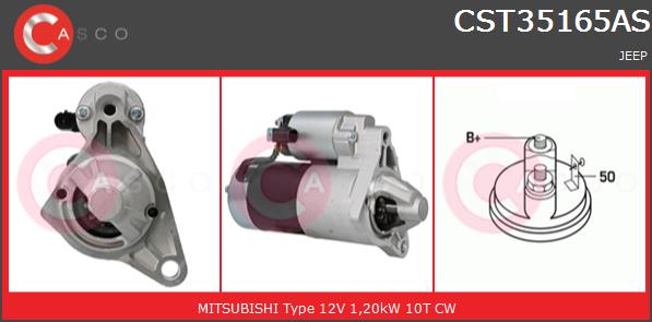 Rozrusznik CASCO CST35165AS