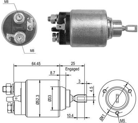 Elektromagnes rozrusznika MAGNETI MARELLI 940113050012