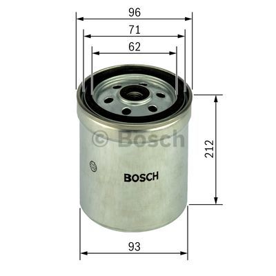 Filtr paliwa BOSCH F 026 402 035