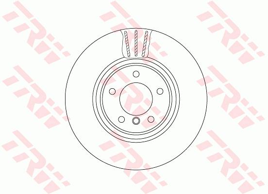 Tarcza hamulcowa TRW DF6609S