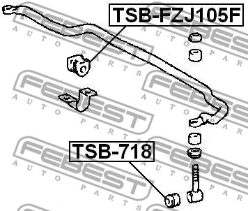 Tuleja wahacza FEBEST TSB-718
