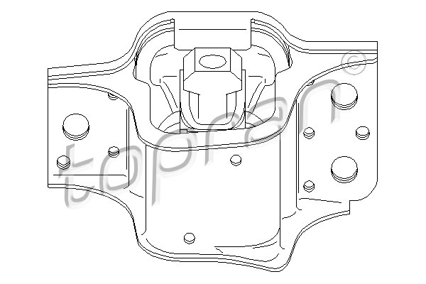 Poduszka silnika TOPRAN 700 526