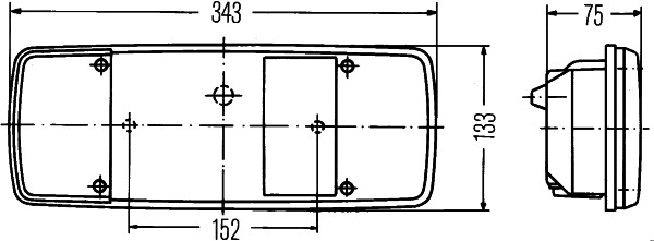 Lampa tylna zespolona HELLA 2VP 003 567-111
