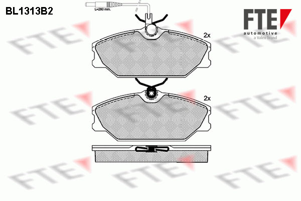 Klocki hamulcowe FTE BL1313B2