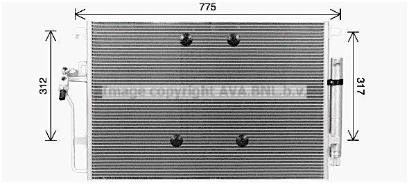 Skraplacz klimatyzacji AVA QUALITY COOLING MS5724D