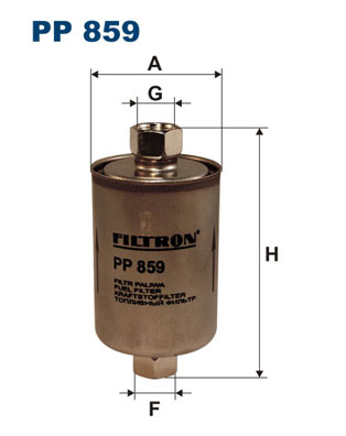 Filtr paliwa FILTRON PP859