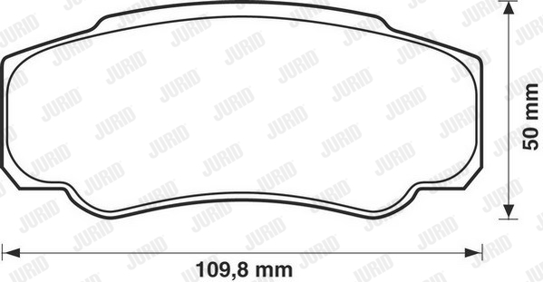 Klocki hamulcowe JURID 573115J