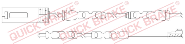 Czujnik zużycia klocków QUICK BRAKE WS 0317 A