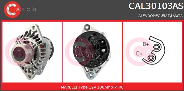 Alternator CASCO CAL30103AS