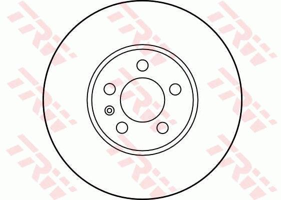Tarcza hamulcowa TRW DF2758