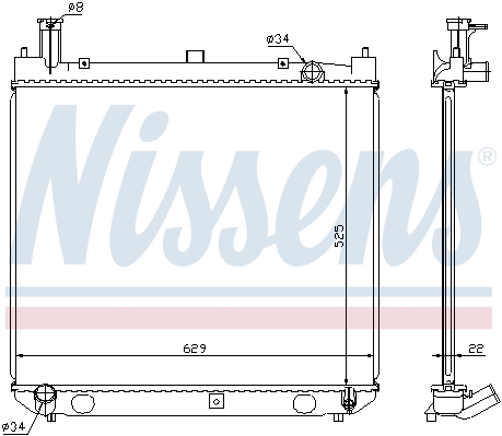 Chłodnica NISSENS 64858A