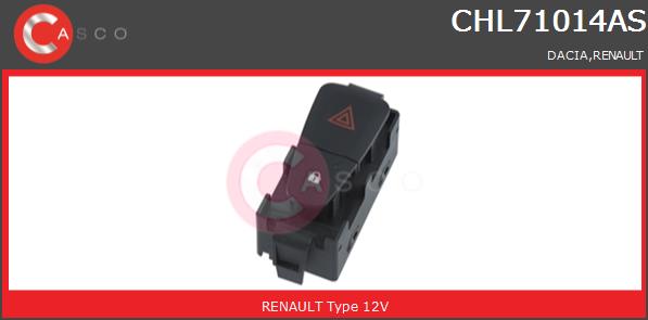 Włącznik świateł awaryjnych CASCO CHL71014AS