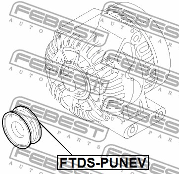 Koło pasowe alternatora FEBEST FTDS-PUNEV