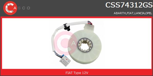 Czujnik kąta skrętu kierownicy CASCO CSS74312GS