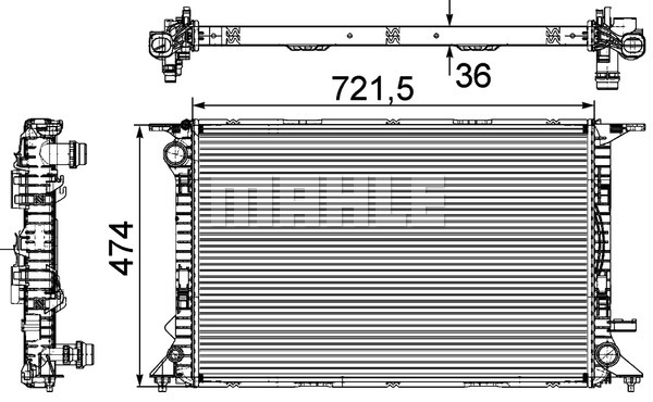 Chłodnica MAHLE CR 911 000P